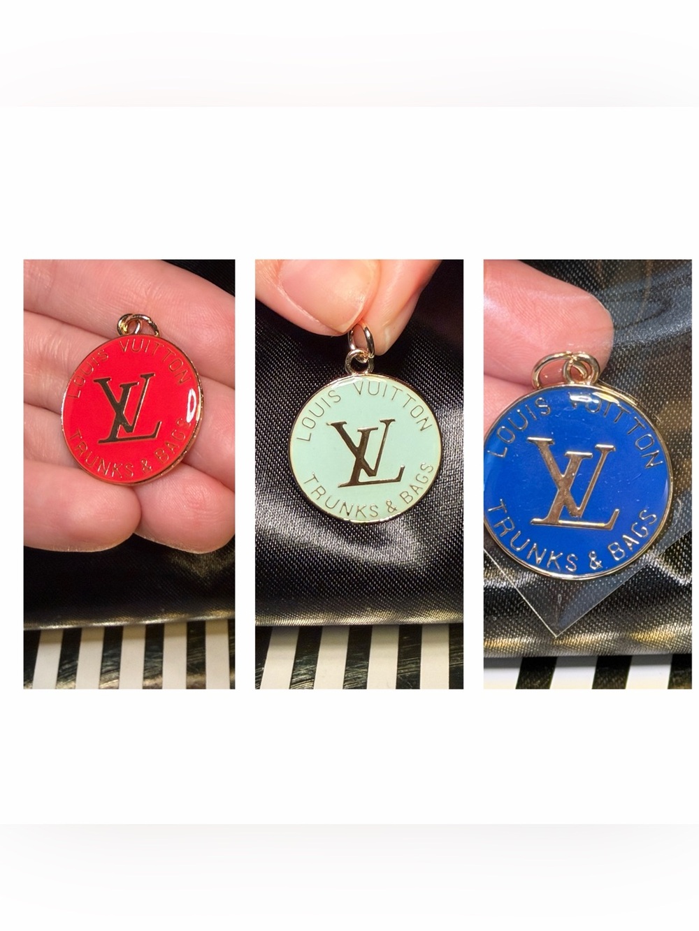 Louis Vuitton Pendants Set of 3